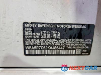 Zdjęcie 13 z 13 samochodu: 2019 BMW 330XI VIN:WBA5R7C52KAJ85447 - miniatura