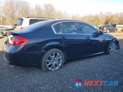 Trzecie zdjęcie samochodu z tyłu: 2010 INFINITI G37 VIN:JN1CV6ARXAM254701 - miniatura
