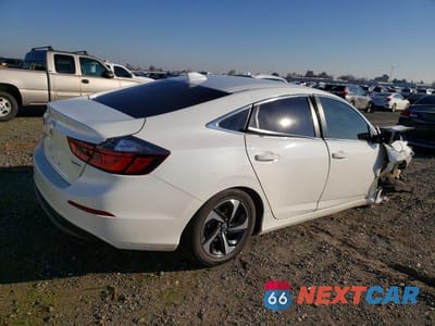 Trzecie zdjęcie samochodu z tyłu: 2022 HONDA INSIGHT EX VIN:19XZE4F55NE002344 - miniatura