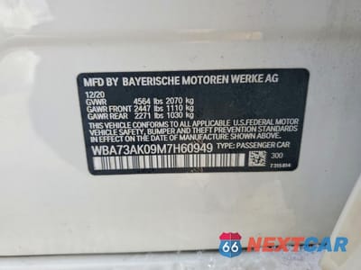 Zdjęcie 12 z 12 samochodu: 2021 BMW 228XI VIN:WBA73AK09M7H60949 - miniatura