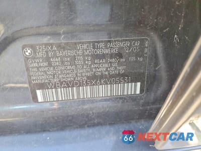 Zdjęcie 12 z 12 samochodu: 2006 BMW 325 XI VIN:WBAVD135X6KV05531 - miniatura