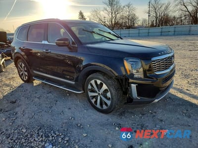 Czwarte zdjęcie samochodu z boku: 2021 KIA TELLURIDE S VIN:5XYP64HC5MG116409 - miniatura