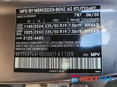 Zdjęcie 13 z 14 samochodu: 2021 MERCEDES-BENZ GLA 250 4MATIC VIN:W1N4N4HB0MJ141109 - miniatura