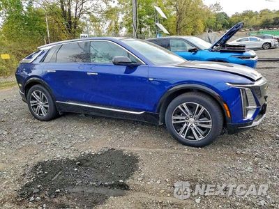 Czwarte zdjęcie samochodu z boku: 2024 CADILLAC LYRIQ LUXURY VIN:1GYKPPRL0RZ139476 - miniatura