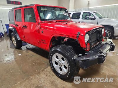 Czwarte zdjęcie samochodu z boku: 2014 JEEP WRANGLER UNLIMITED SPORT VIN:1C4BJWDG3EL299036 - miniatura