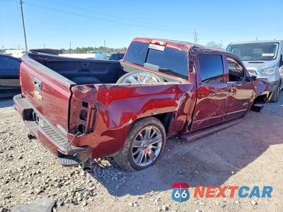 Trzecie zdjęcie samochodu z tyłu: 2017 CHEVROLET SILVERADO K1500 HIGH COUNTRY VIN:3GCUKTEJ6HG349265 - miniatura