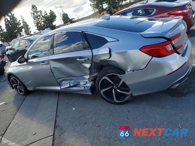 Drugie zdjęcie samochodu z przodu: 2019 HONDA ACCORD SPORT VIN:1HGCV1F36KA145967 - miniatura
