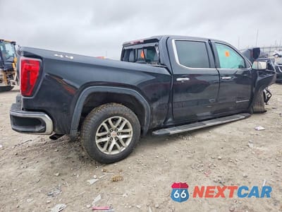 Trzecie zdjęcie samochodu z tyłu: 2020 GMC SIERRA K1500 SLT VIN:1GTU9DET0LZ246712 - miniatura