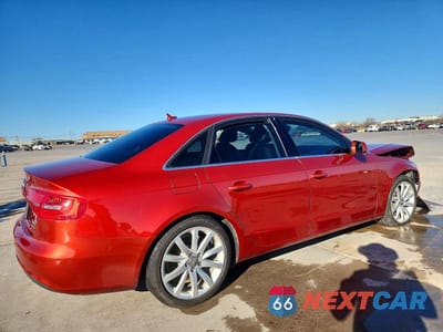 Trzecie zdjęcie samochodu z tyłu: 2013 AUDI A4 PREMIUM PLUS VIN:WAUFFAFL1DN019954 - miniatura