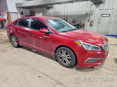 Czwarte zdjęcie samochodu z boku: 2015 HYUNDAI SONATA SE VIN:5NPE24AF0FH232376 - miniatura
