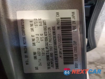 Zdjęcie 13 z 13 samochodu: 2014 MAZDA 3 GRAND TOURING VIN:JM1BM1W77E1200351 - miniatura