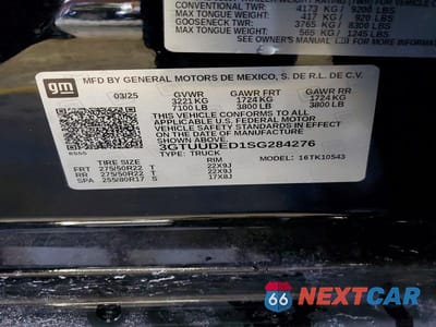 Zdjęcie 13 z 13 samochodu: 2025 GMC SIERRA K1500 SLT VIN:3GTUUDED1SG284276 - miniatura