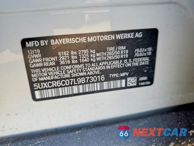Zdjęcie 12 z 12 samochodu: 2020 BMW X5 XDRIVE40I VIN:5UXCR6C07L9B73016 - miniatura