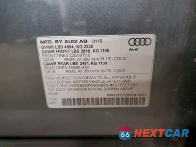 Zdjęcie 13 z 13 samochodu: 2015 AUDI Q3 PREMIUM PLUS VIN:WA1EFCFS2FR010851 - miniatura