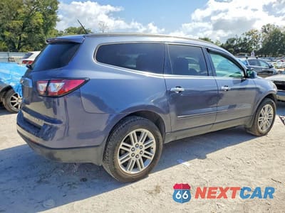 Trzecie zdjęcie samochodu z tyłu: 2014 CHEVROLET TRAVERSE LT VIN:1GNKVGKD8EJ275126 - miniatura