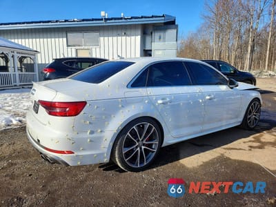 Trzecie zdjęcie samochodu z tyłu: 2018 AUDI S4 PREMIUM PLUS VIN:WAUB4AF47JA003063 - miniatura