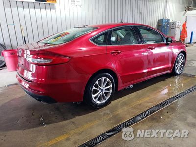 Trzecie zdjęcie samochodu z tyłu: 2020 FORD FUSION SE VIN:3FA6P0HD3LR134864 - miniatura