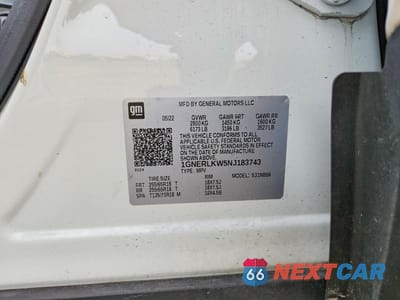 Zdjęcie 13 z 13 samochodu: 2022 CHEVROLET TRAVERSE LS VIN:1GNERLKW5NJ183743 - miniatura