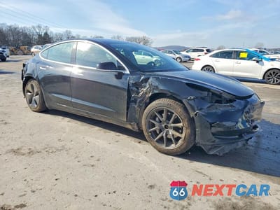 Czwarte zdjęcie samochodu z boku: 2020 TESLA MODEL 3 VIN:5YJ3E1EB2LF786839 - miniatura
