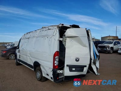 Trzecie zdjęcie samochodu z tyłu: 2025 RAM PROMASTER 3500 DELIVERY VAN VIN:3C6MRVJG0SE517915 - miniatura