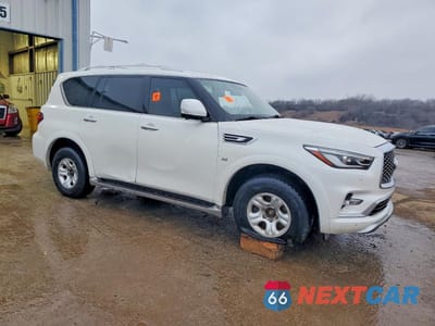 Czwarte zdjęcie samochodu z boku: 2019 INFINITI QX80 LUXE VIN:JN8AZ2NE4K9238091 - miniatura