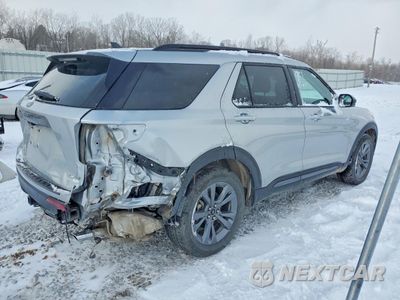 Trzecie zdjęcie samochodu z tyłu: 2023 FORD EXPLORER XLT VIN:1FMSK8DH5PGB89422 - miniatura