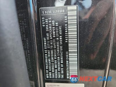 Zdjęcie 12 z 12 samochodu: 2013 VOLKSWAGEN GTI VIN:WVWED7AJXDW124533 - miniatura