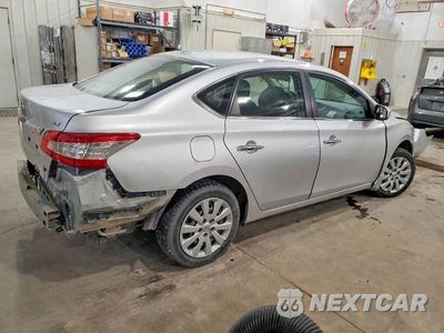 Trzecie zdjęcie samochodu z tyłu: 2014 NISSAN SENTRA S VIN:3N1AB7AP0EY274446 - miniatura