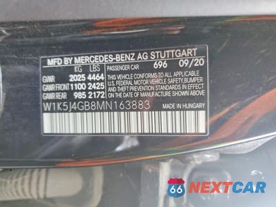 Zdjęcie 12 z 12 samochodu: 2021 MERCEDES-BENZ CLA 250 VIN:W1K5J4GB8MN163883 - miniatura
