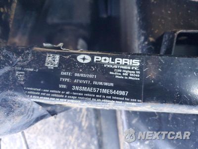Zdjęcie 10 z 10 samochodu: 2021 POLARIS RANGER 570 UTILITY VEHICLE VIN:3NSMAE571ME544987 - miniatura