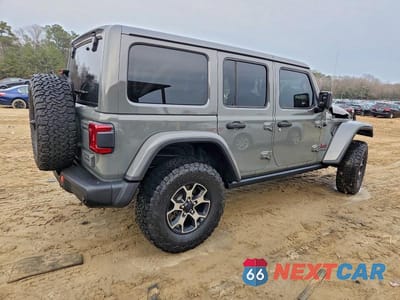 Trzecie zdjęcie samochodu z tyłu: 2020 JEEP WRANGLER UNLIMITED RUBICON VIN:1C4HJXFG0LW280985 - miniatura