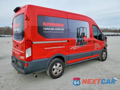 Trzecie zdjęcie samochodu z tyłu: 2020 FORD TRANSIT T-250 UTILITY / SERVICE VAN VIN:1FTBR1CG0LKA94886 - miniatura