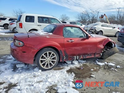 Trzecie zdjęcie samochodu z tyłu: 2008 MAZDA MX-5 MIATA VIN:JM1NC26F380156467 - miniatura