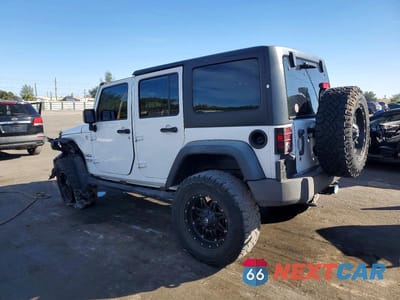 Drugie zdjęcie samochodu z przodu: 2014 JEEP WRANGLER UNLIMITED SPORT VIN:1C4BJWDG7EL156610 - miniatura