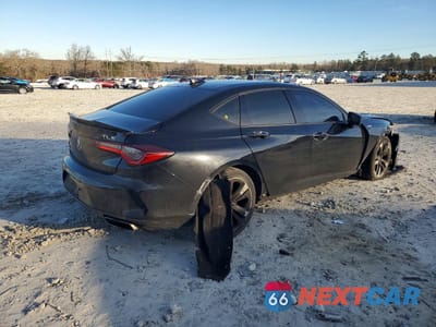 Trzecie zdjęcie samochodu z tyłu: 2021 ACURA TLX TECH A VIN:19UUB5F55MA011668 - miniatura