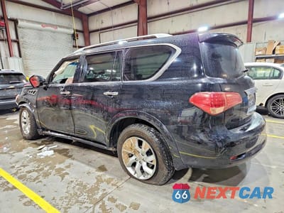 Drugie zdjęcie samochodu z przodu: 2014 INFINITI QX80 VIN:JN8AZ2NE2E9063392 - miniatura