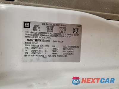 Zdjęcie 13 z 14 samochodu: 2017 GMC SAVANA G2500 VIN:1GTW7AFF4H1914099 - miniatura