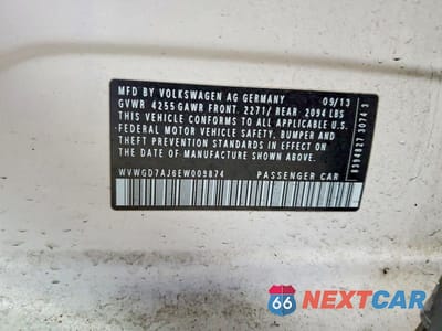 Zdjęcie 12 z 12 samochodu: 2014 VOLKSWAGEN GTI VIN:WVWGD7AJ6EW009874 - miniatura