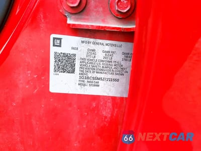 Zdjęcie 12 z 13 samochodu: 2018 CHEVROLET CRUZE LS VIN:1G1BC5SM5J7211550 - miniatura