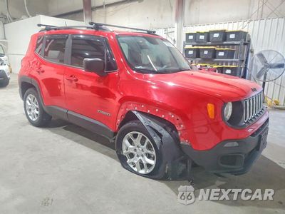 Czwarte zdjęcie samochodu z boku: 2018 JEEP RENEGADE SPORT VIN:ZACCJBAB5JPJ29592 - miniatura