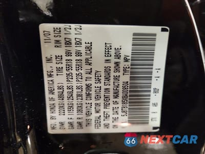 Zdjęcie 14 z 14 samochodu: 2008 ACURA RDX TECHNOLOGY VIN:5J8TB185X8A009504 - miniatura