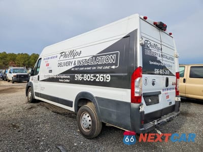 Drugie zdjęcie samochodu z przodu: 2019 RAM PROMASTER 3500 DELIVERY VAN VIN:3C6URVJG3KE519626 - miniatura
