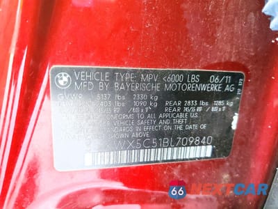 Zdjęcie 13 z 13 samochodu: 2011 BMW X3 XDRIVE28I VIN:5UXWX5C51BL709840 - miniatura