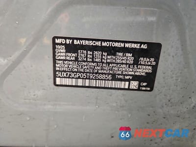 Zdjęcie 13 z 13 samochodu: 2026 BMW X3 M50 VIN:5UX73GP05T9258856 - miniatura