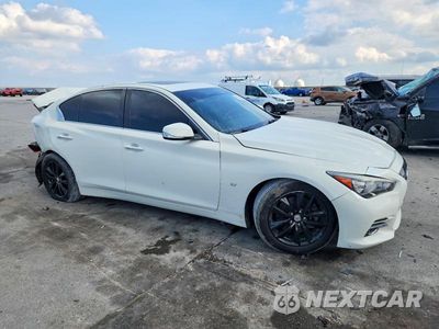 Czwarte zdjęcie samochodu z boku: 2015 INFINITI Q50 BASE VIN:JN1BV7AR6FM418261 - miniatura