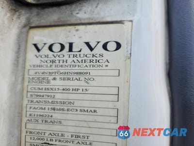 Zdjęcie 10 z 10 samochodu: 2017 VOLVO VNL SEMI TRUCK VIN:4V4N39TG6HN988091 - miniatura