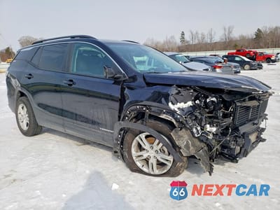 Czwarte zdjęcie samochodu z boku: 2021 GMC TERRAIN SLE VIN:3GKALMEV3ML367379 - miniatura