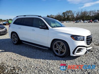 Czwarte zdjęcie samochodu z boku: 2025 MERCEDES-BENZ GLS 450 VIN:4JGFF5KE0SB296610 - miniatura