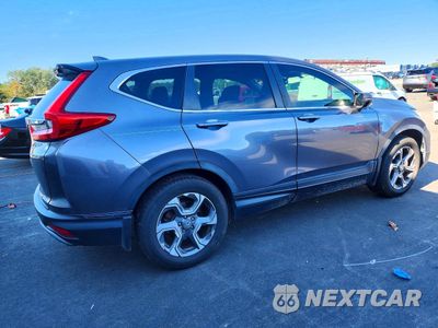 Trzecie zdjęcie samochodu z tyłu: 2018 HONDA CR-V EX VIN:7FARW1H50JE009199 - miniatura