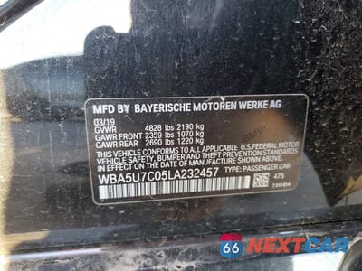 Zdjęcie 12 z 13 samochodu: 2020 BMW M340I VIN:WBA5U7C05LA232457 - miniatura